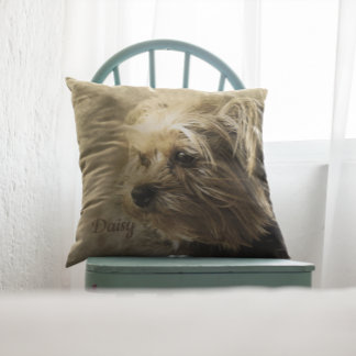 Coussin Beau Yorkshire Abstrait Terrier