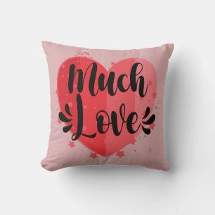 Coussin Beaucoup d'amour, grand coeur
