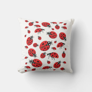Coussin Beaucoup de Ladybugs Lucky Motif