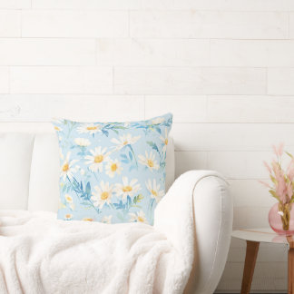 Coussin Beauté bleue Pastel