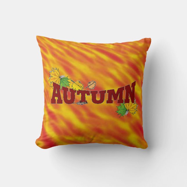 Coussin Beauté d'automne - (Recto)