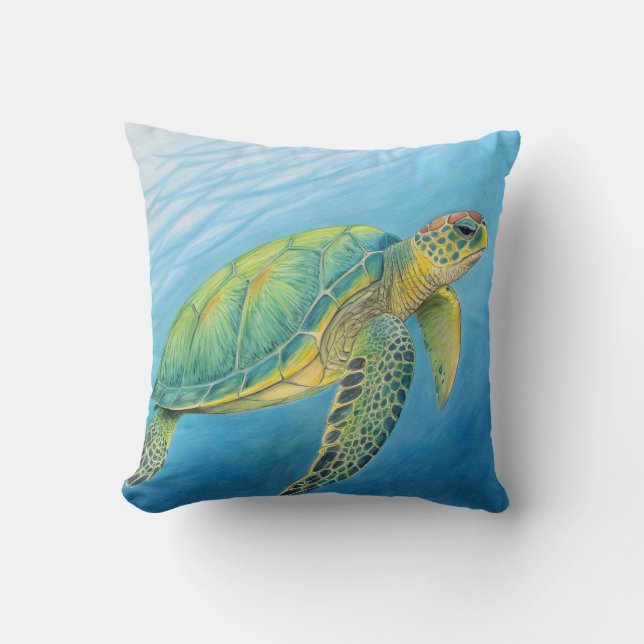 Coussin Beauté de la tortue (Recto)