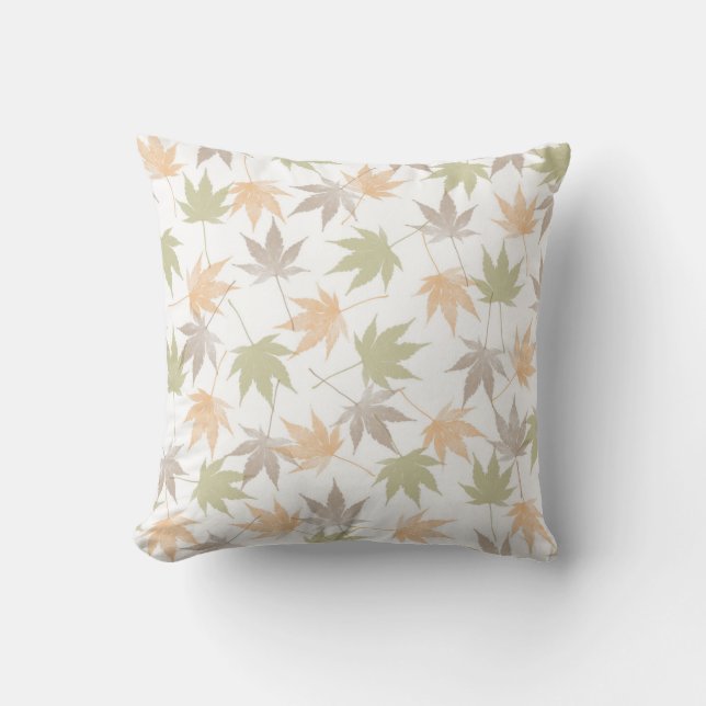 Coussin Beauté des feuilles d'automne (Recto)