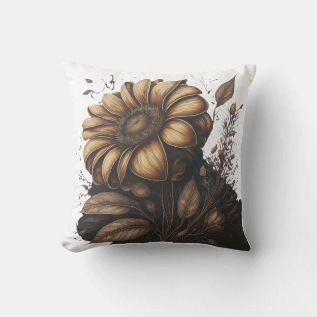 Coussin beauté dorée (Recto)