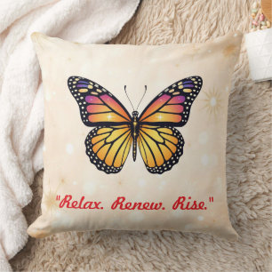 Coussin "Beauté Dorée Flottante"