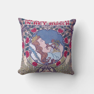 Coussin Beauté dormante, Art de couverture, Van Caspel