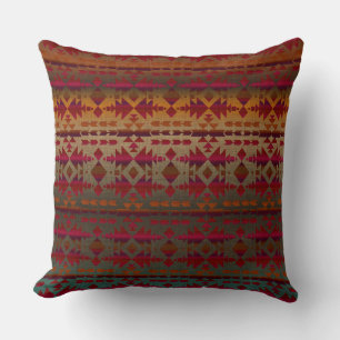 Coussin Beauté du Sud-Ouest Style Ombre Tribal