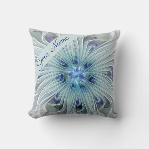 Coussin Beauté florale Art moderne Abstrait Nom de la fleu