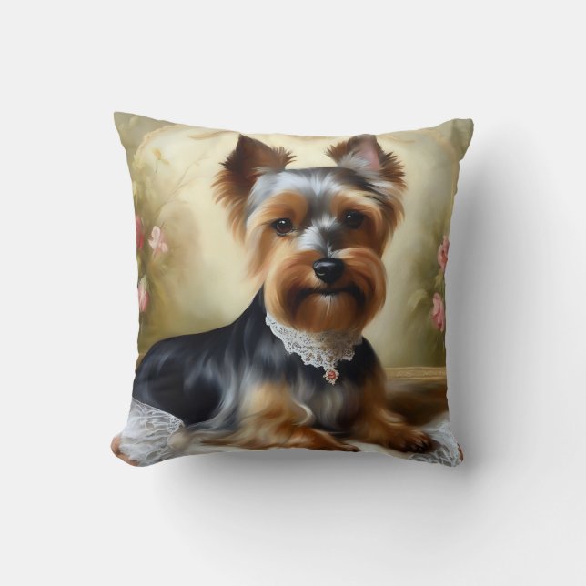 Coussin Beauté Yorkshire Terrier Cute (Recto)