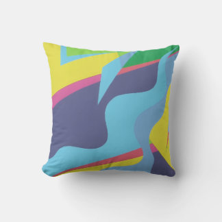 Coussin Beautiful and Vibrant Colors! Throw Pillow