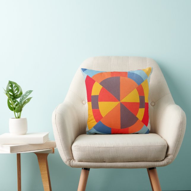 Coussin Beautiful and Vibrant Colors! Throw Pillow (Chaise)