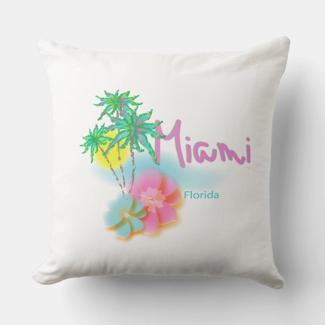 Coussin Beautiful Miami (Recto)