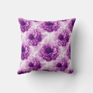 Coussin Beaux Bouquets Vintage Moderne Motif Dahlias