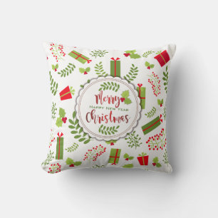 Coussin Beaux cadeaux de Noël Script