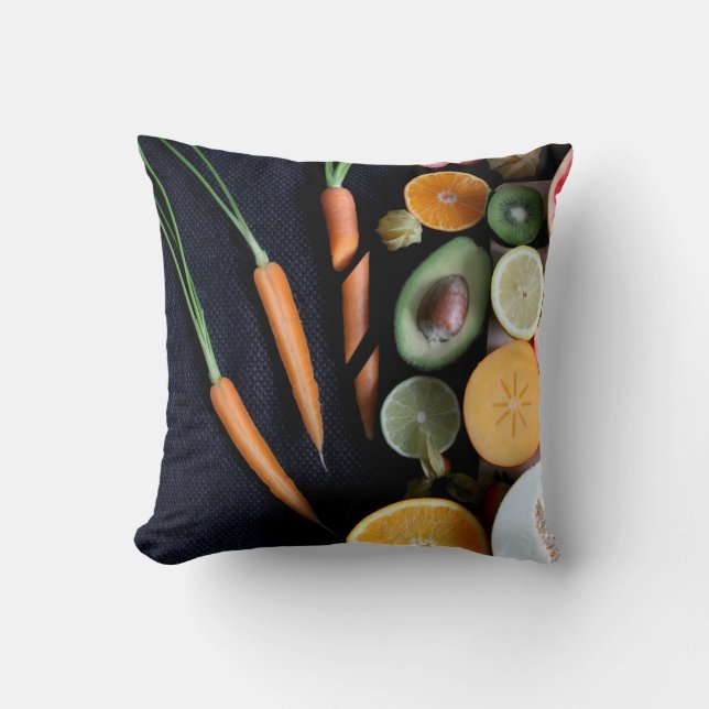 Coussin Beaux Fruits Et Légumes (Recto)