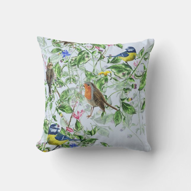 Coussin beaux oiseaux (Recto)