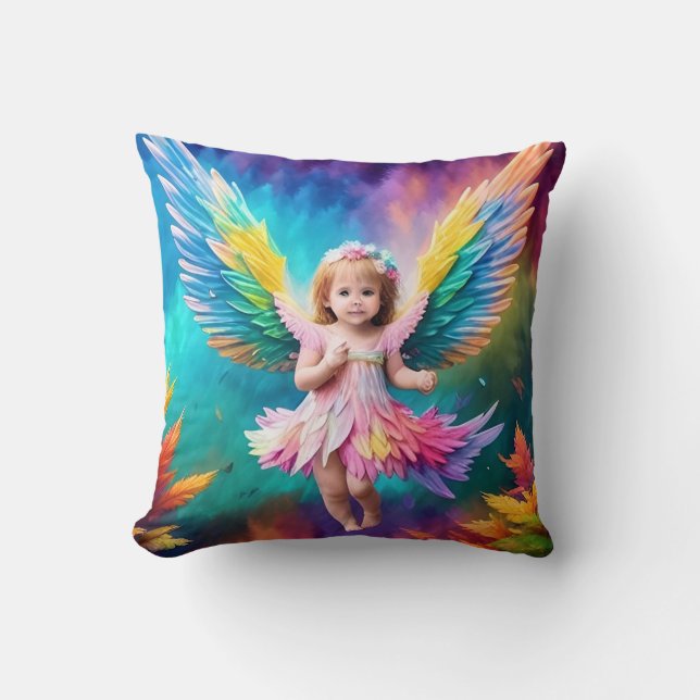 Coussin Bébé Bébé Ange ailes Art-38424 (Recto)