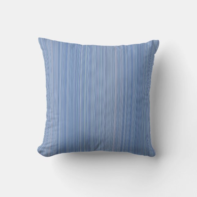 Coussin Bébé Bleu rayures (Recto)