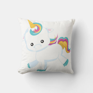 Coussin Bébé coloré mignon licorne
