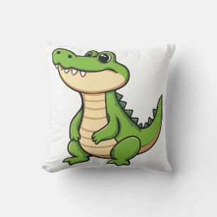 Coussin Bébé Crocodile Mignon de Dessin Animé