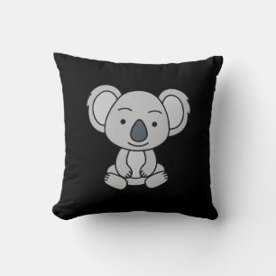 Coussin Bébé Cute Koala Avec Le Sourire Assis