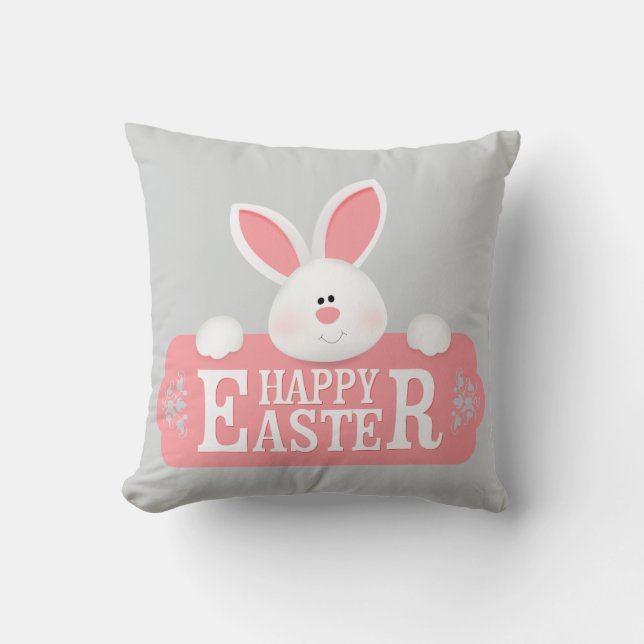 Coussin Bébé de Pâques adorable - mignon et confortable 🐰 (Recto)