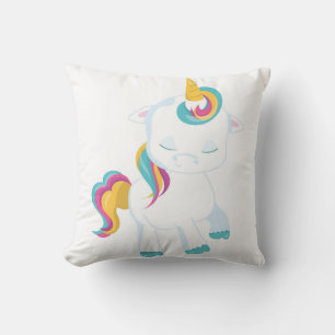 Coussin Bébé dormant couleur mignon licorne