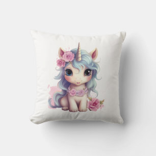 Coussin Bébé fée mignon Unicorn Imaginaire mousseux
