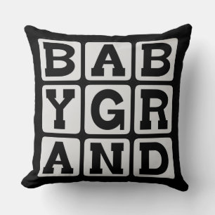 Coussin Bébé Grand, Piano Instrument de musique