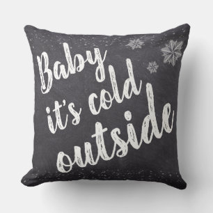 Coussin Bébé il fait froid en dehors des vacances de Noël