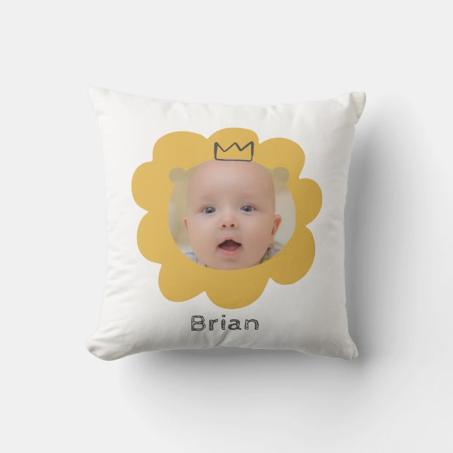 Coussin Bébé Lion mignon photo (Recto)
