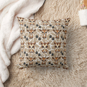Coussin Bébé mignon Antelope Brown Imprimer