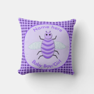 Coussin Bébé mou Bee Genre Révéler Neutre Personnalisé
