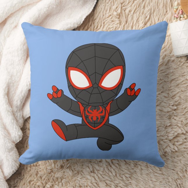 Coussin Bébé noir araignée ninja (Couverture)