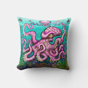 Coussin Bébé Oreille à lancer de poulpe