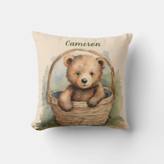 Coussin Bébé Ours Sexe Neutre Personnalisé