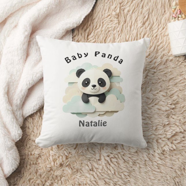 Coussin Bébé Panda plié | Origami mignon  (Couverture)