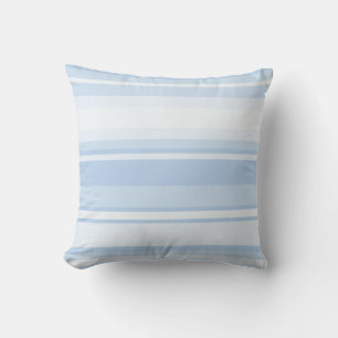 Coussin Bébé rayures bleues