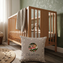 Bébé rose mignon Empreintes de premier Noël du béb