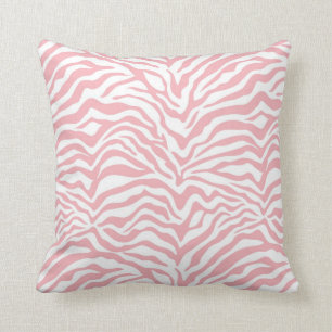 Coussin Bébé rose Zèbre bande