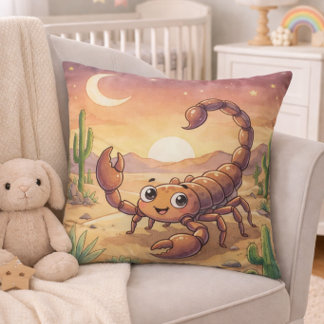 Coussin Bébé Scorpion Zodiaque Crèche Enfants