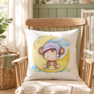 Coussin Bébé Singe à l'heure du dodo