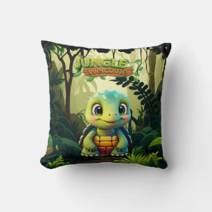 Coussin Bébé Tortue, Safari Tortue Terrestre Faune et Flor