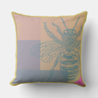 Coussin Bee dorée moderne