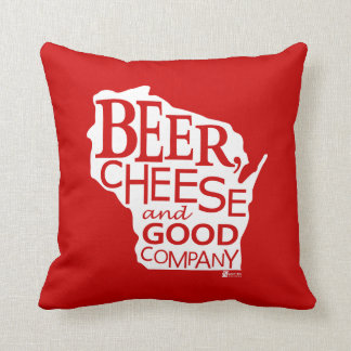 Coussin Beer Cheese & Good Company Du Designs WI fou