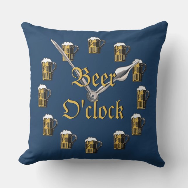 Coussin Beer O'clock Jeu d'oreiller (Recto)