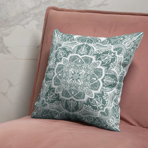 Coussin Beetles Nature Mandala   Choisissez votre couleur