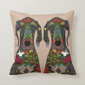 Coussin Beige d'amour de great dane