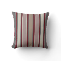 Coussin beige mauve rouge-foncé et gris 5 de
