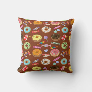 Coussin beigne et bonbons
